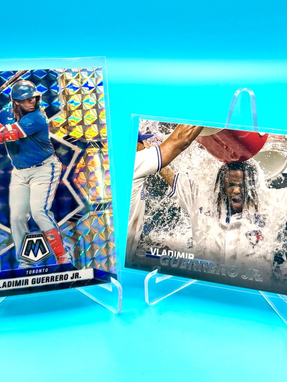 🔥Vladimir Guerrero Jr. Lot! Silver Holo Refractor Prizm + Topps Stadium Club